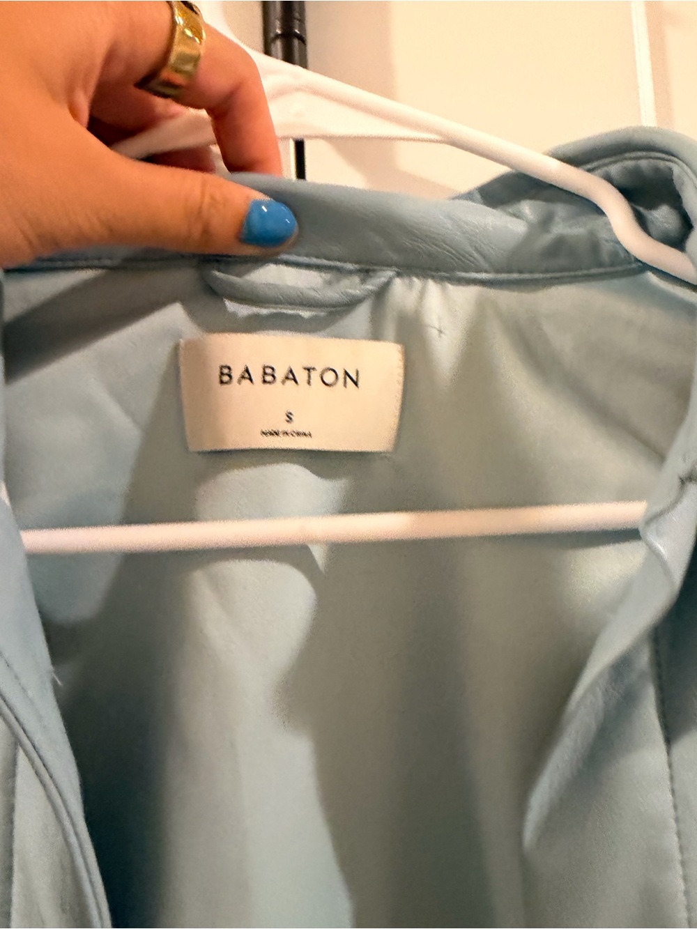 Babaton Pale Blue Women's Blazer